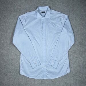 Proper Cloth dress shirt mens 17.5 Light Blue long sleeve button down business